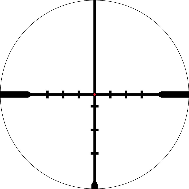 BDC-style MOA reticle