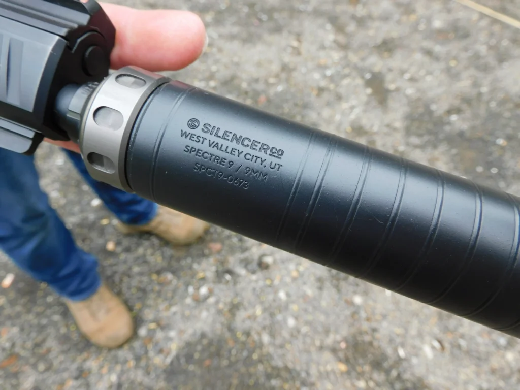SilencerCo Spectre 9 suppressor