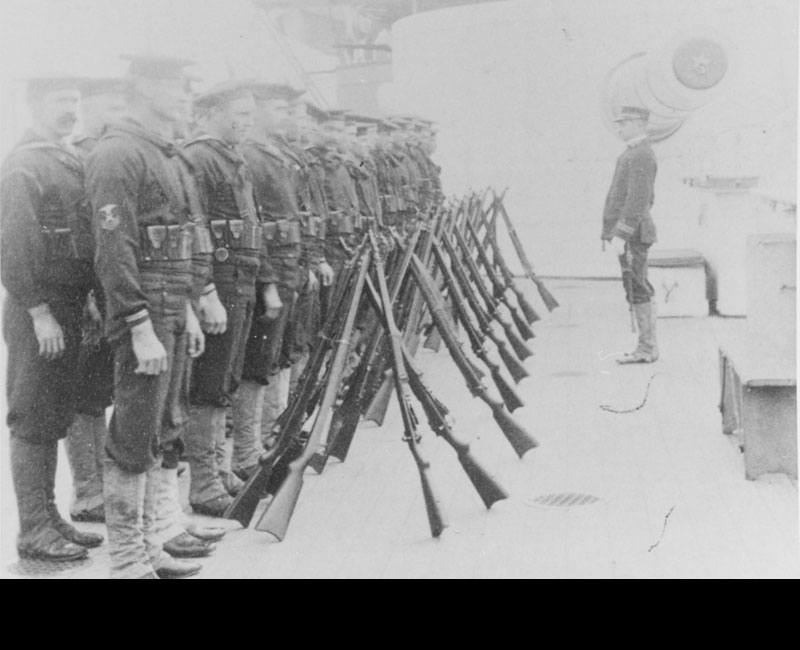 A U.S. Navy Landing Party from the monitor USS Montery (BM-6). (Image: Public Domain/Naval History and Heritage Command)