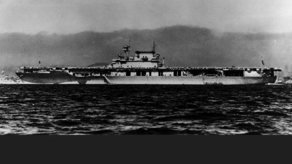 US Navy aircraft carrier USS Enterprise (CV-6)
