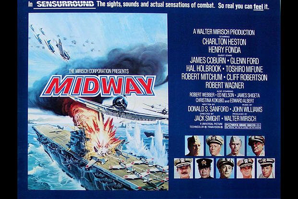 Midway (1976) Navy movies poster