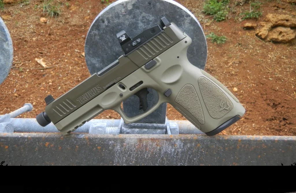 Taurus G3 Tactical Pistol with a red dot optic