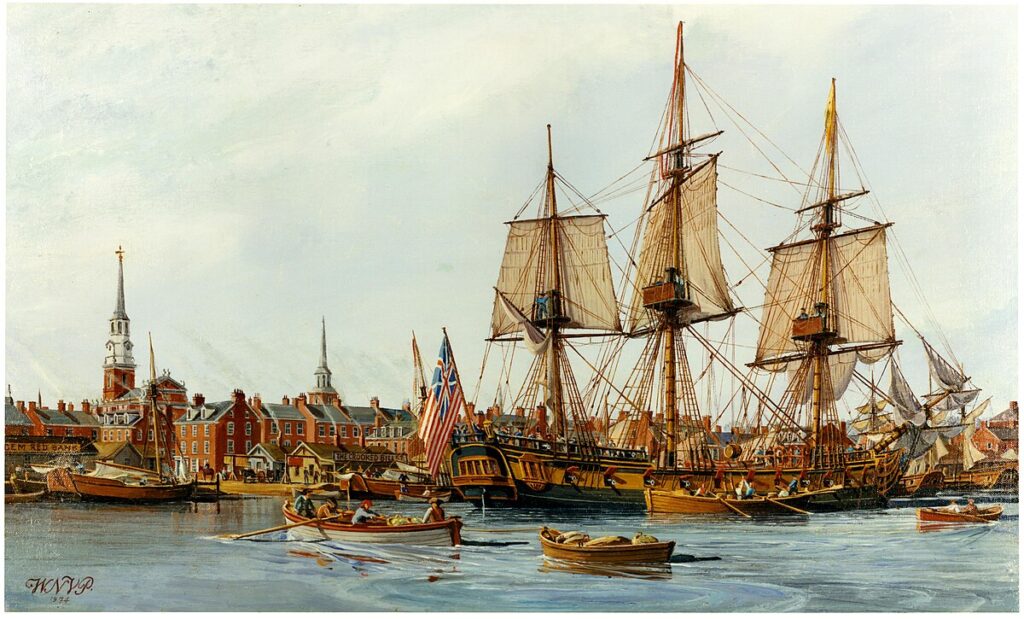 the uss alfred by W. Nowland Van Powell