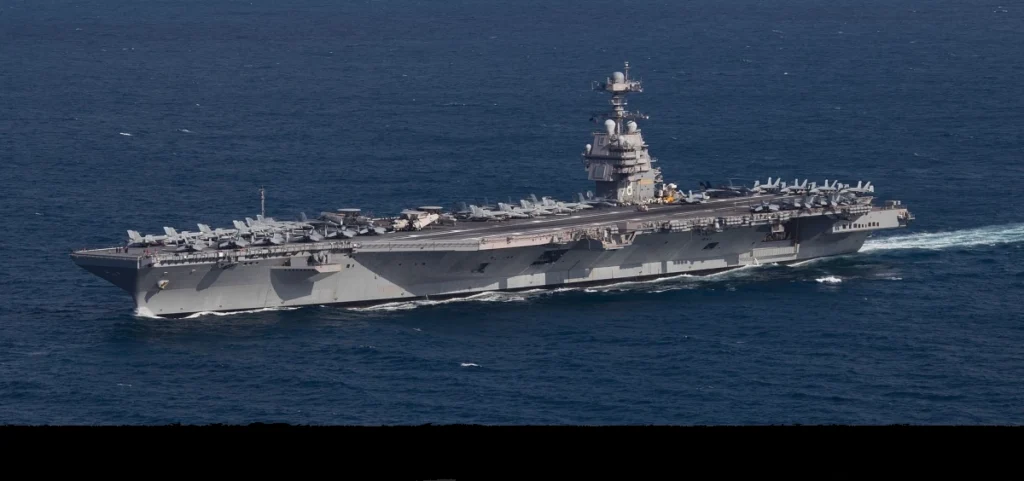 US Navy aircraft carrier USS Gerald R. Ford (CVN-78)