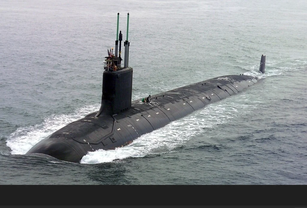 Nuclear missile submarine USS Virginia