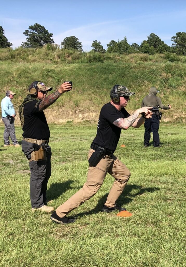 a law enforcement officer during a War HOGG Tactical Project Officer Survival course conducting the War HOGG V drill