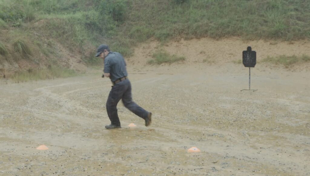Rick Hogg founder of War HOGG Tactical conducting the War HOGG V drill for the walther PDP launch