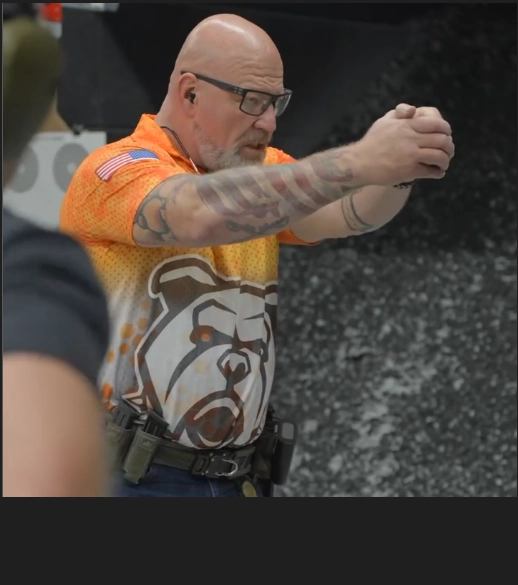 C&H Precision's GW Ayers teaching a firearms course on the range.