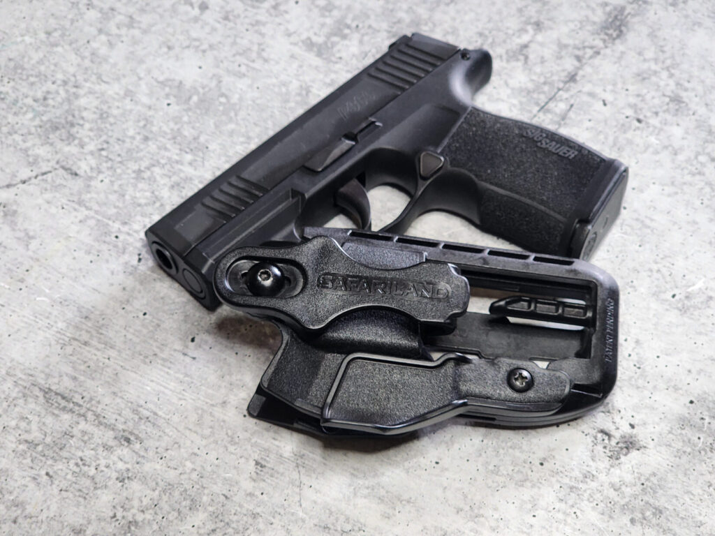 Sig P365 with Safariland Schema IWB holster.