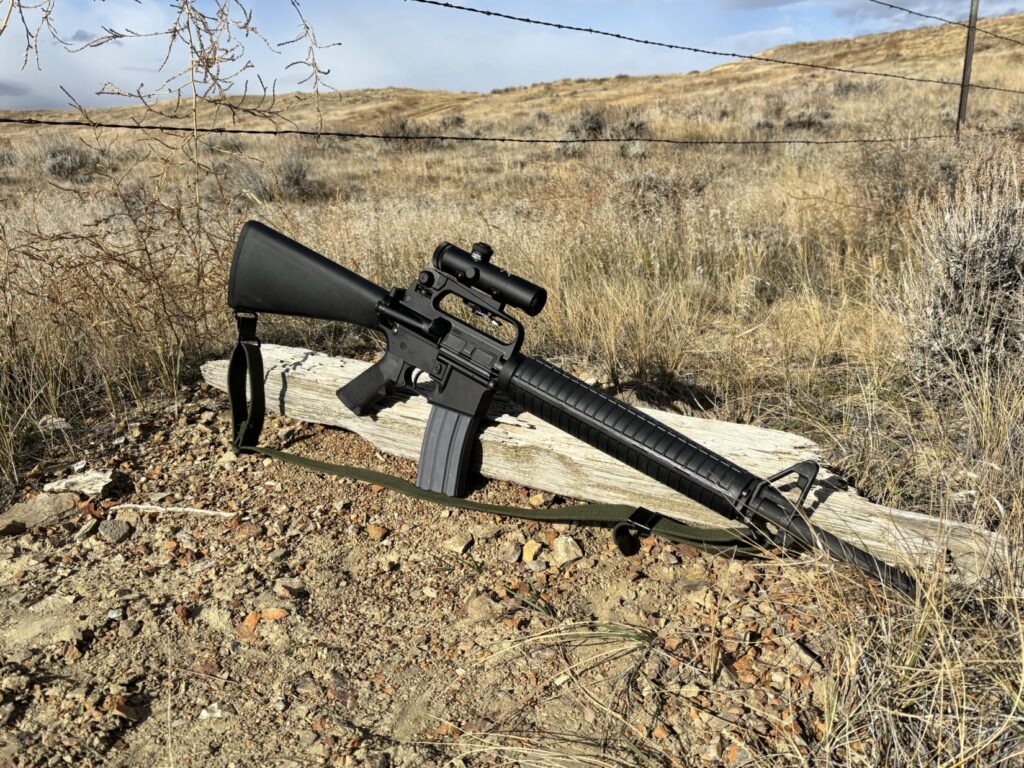Retro A2 with Brownells optic.