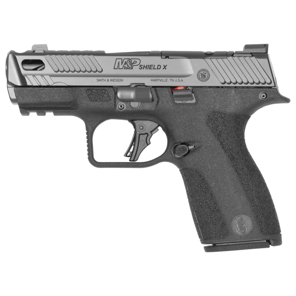 All new Smith & Wesson Performance Shield X Carry Comp side profile.