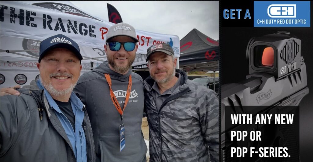Chris Long of Walther sits down with Rick Hogg and Mark Kelley hosts of On The Range Podcast to talk about Walther's promotion for red dot sights