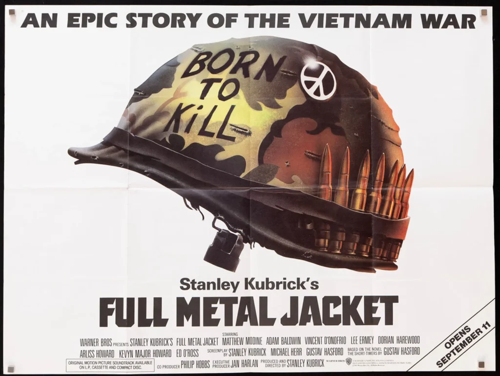 Full Metal Jacket US Marine Corps movie poster