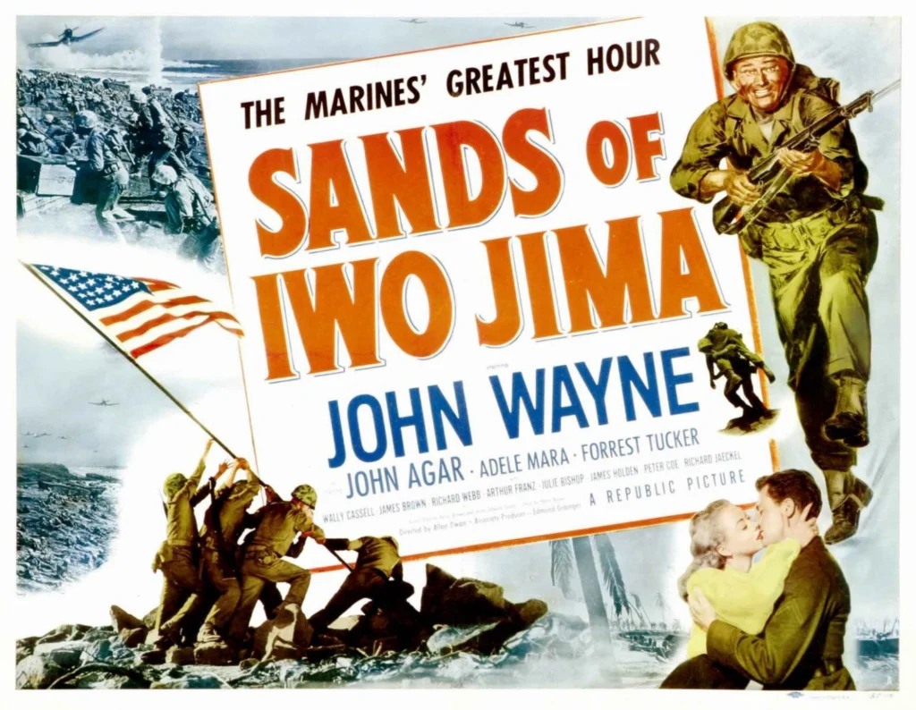 Sands of Iwo Jima US Marine Corps movie poster