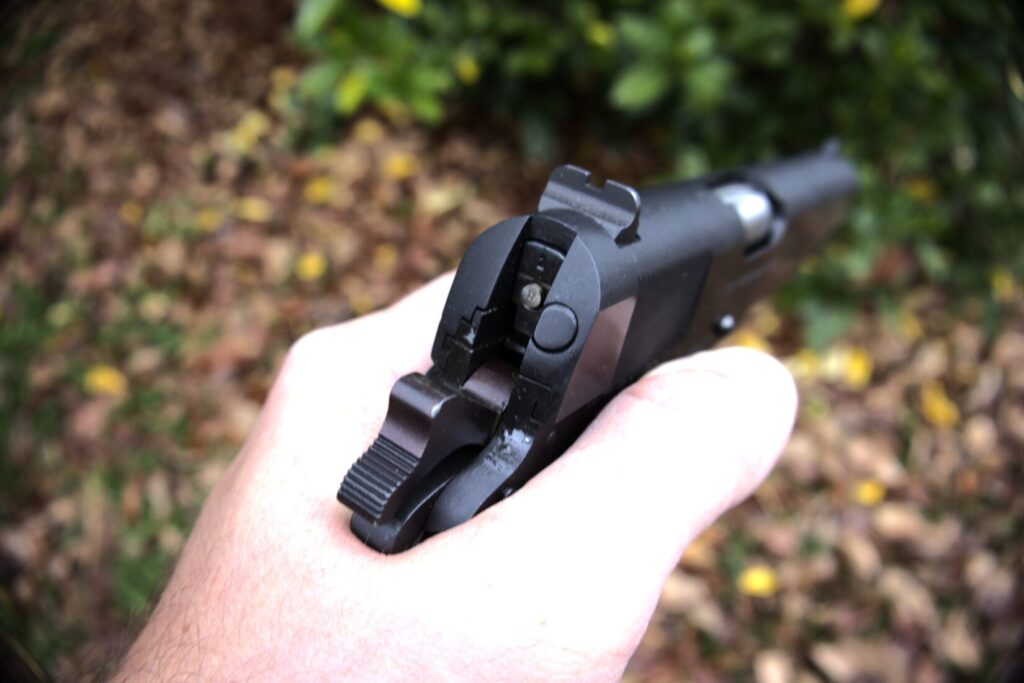 firing pin channel of a colt 1911