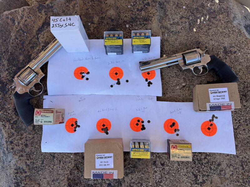 These guns and ammunition performed very well in accuracy tests.