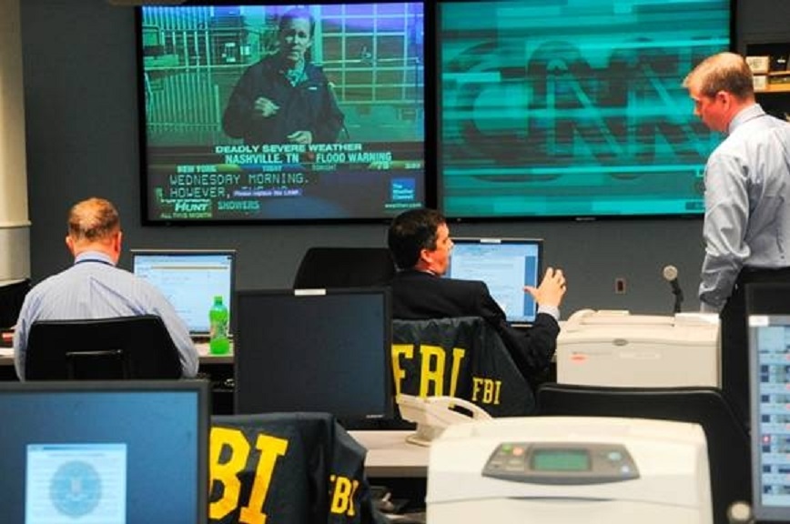 Members of the FBI New York’s JTTF in the Joint Operations Center immediately following a May 2010 attempted bombing in Times Square. (Image: FBI)