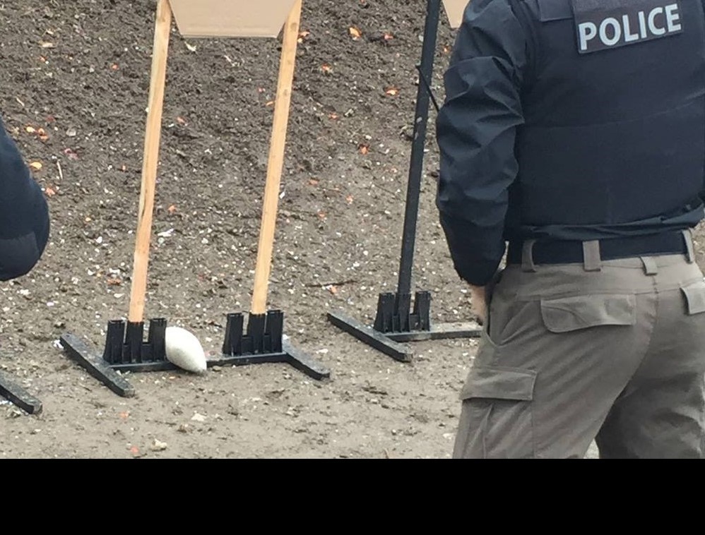 The HatPoint Target Stand’s wide base and low center of gravity provide stability, although anchoring is best in wind or with larger targets.