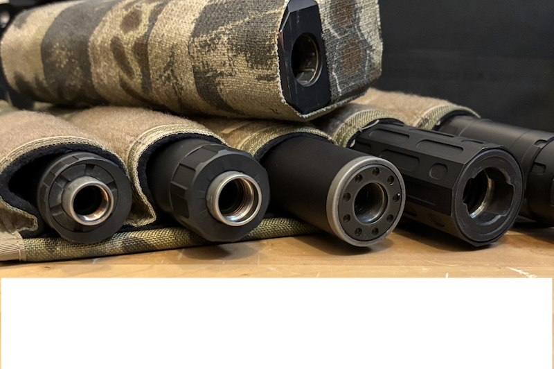 Line-up of suppressors