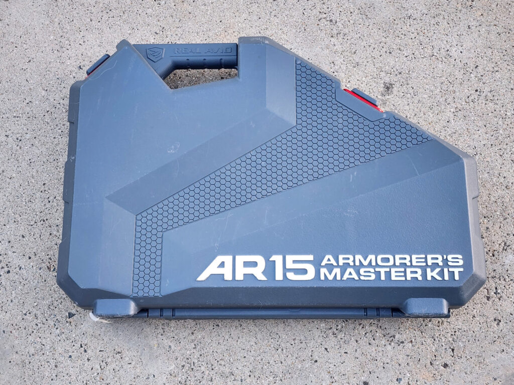 real avid armorer's master kit for ar15 hard case, closed