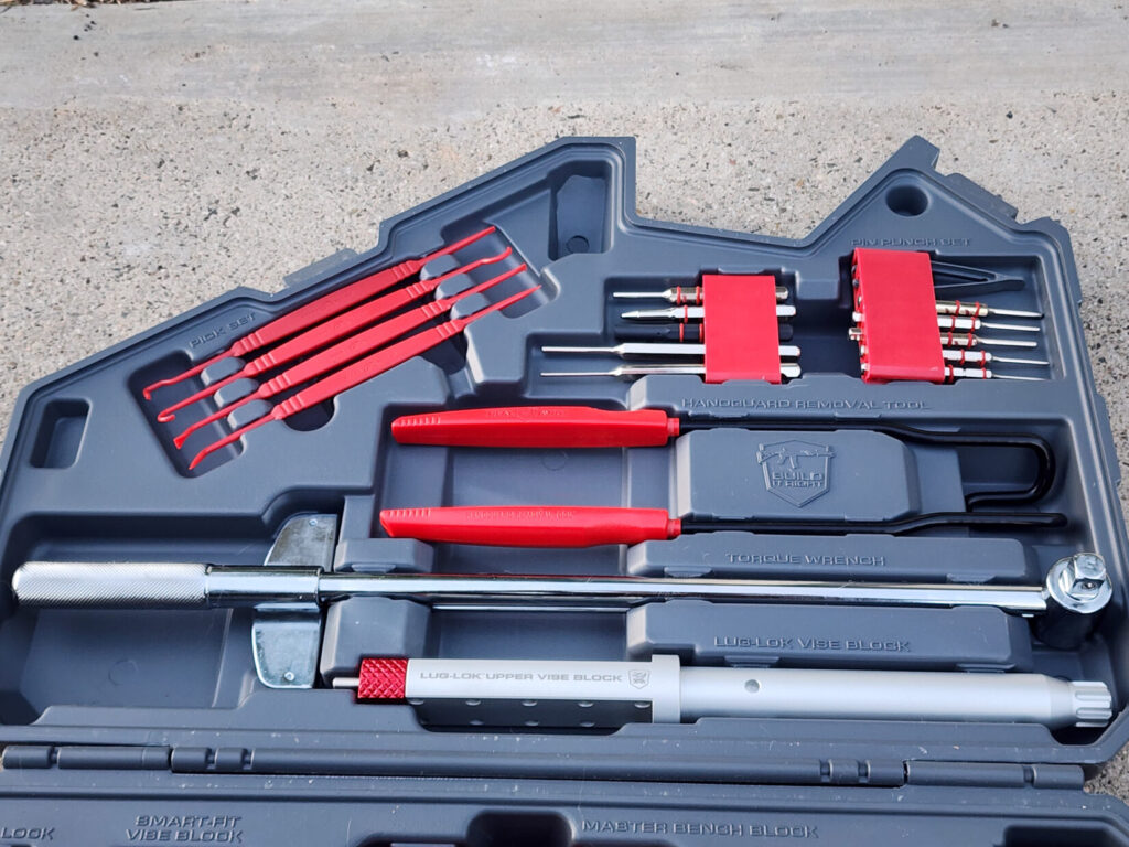 The Lug-Lok vise block is the tool at the bottom in this image.