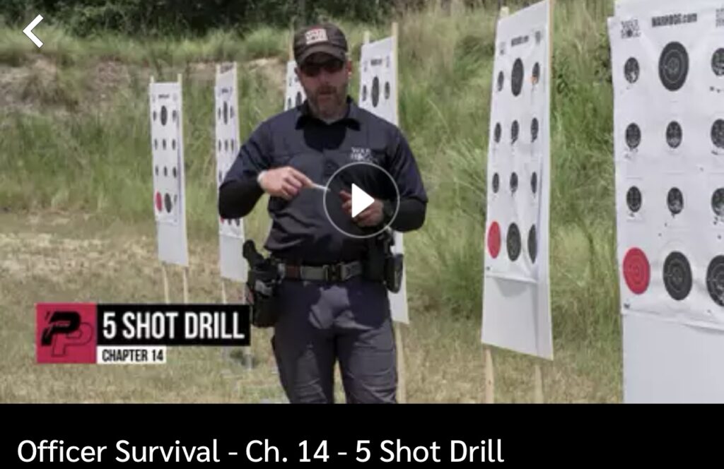 Rick Hogg of War HOGG Tactical screenshot from his instructional law enforcement red dot pistol training