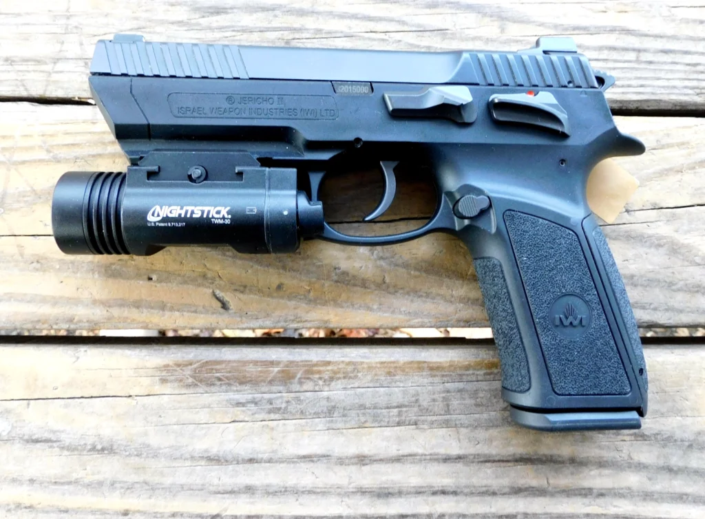 IWI Jericho Enhanced with a weapon light
