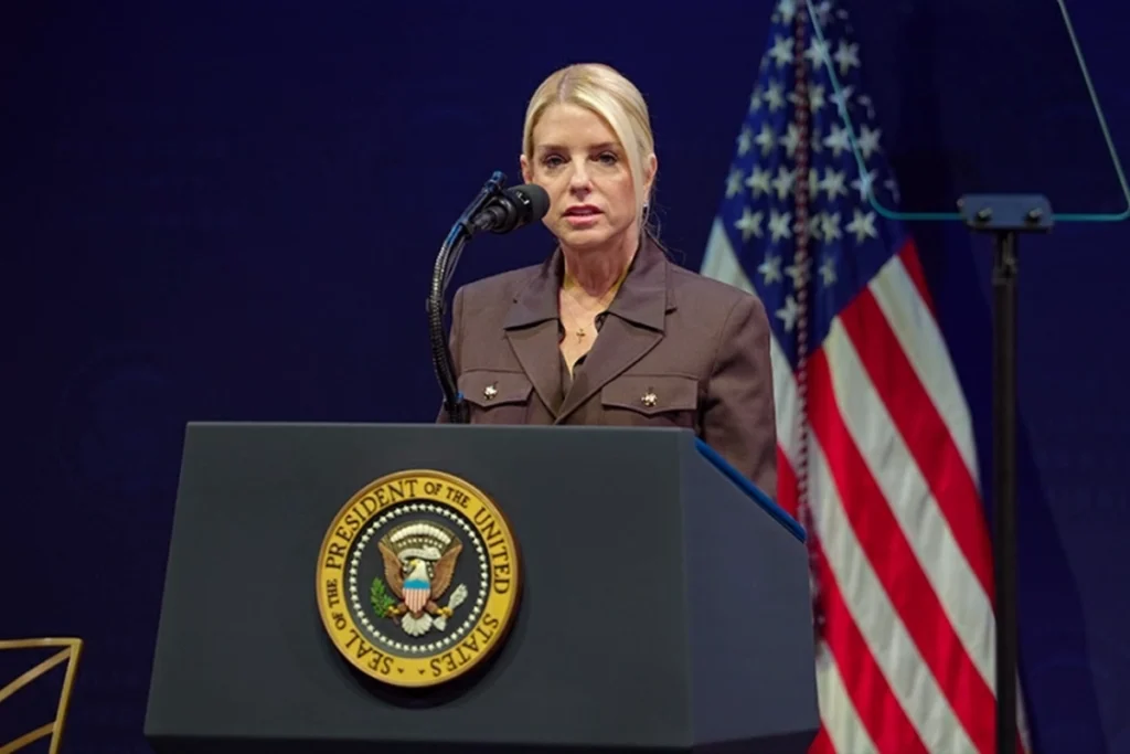 US Attorney general Pam Bondi