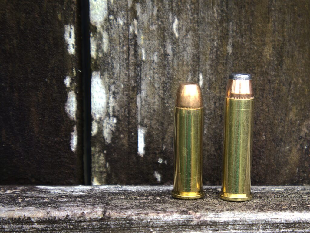 357 magnum and 38 special cartridges side by side