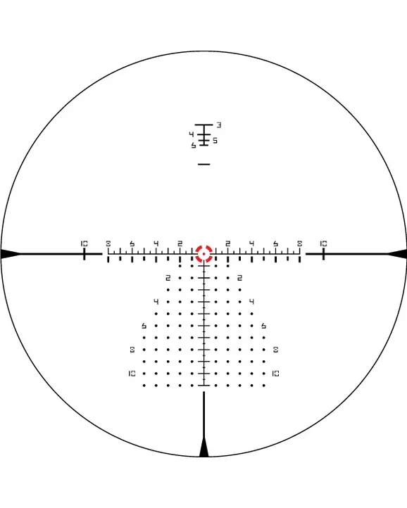 Vortex EBR-9 MRAD Reticle.