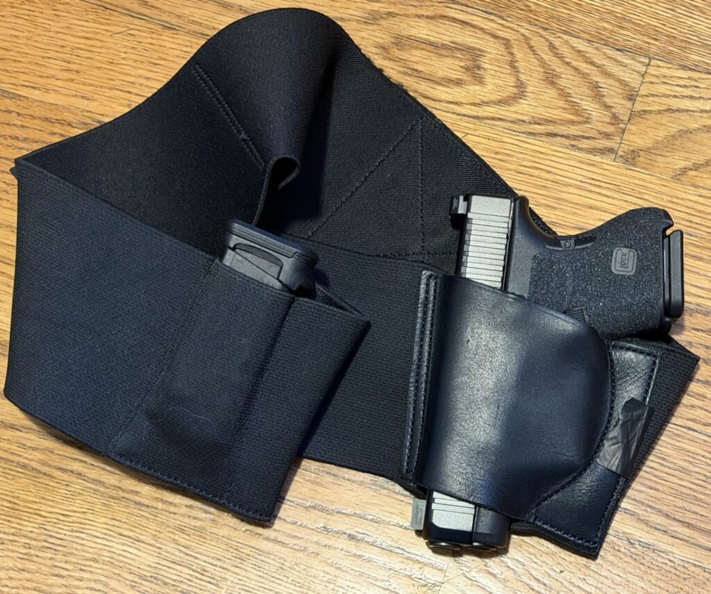 Galco belly band with G26 and spare magazine