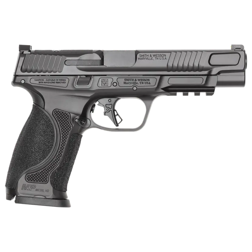 All-new, full-size M&P9 M2.0 Metal HD, side profile view. 