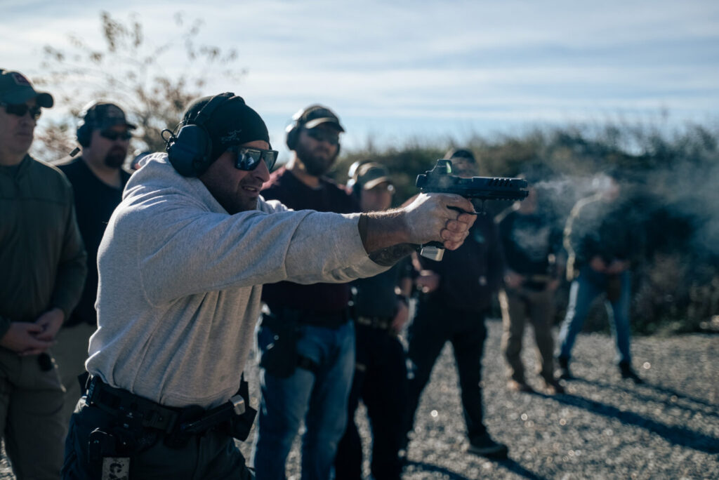 Paul Costa leading a training course.