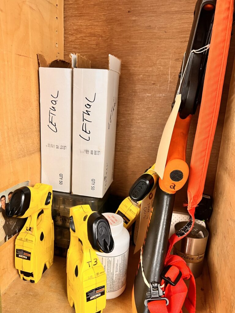 Avoidable: these lethal rounds were stored with less lethal shotguns and tasers by police firearms instructors in pelham manor, NY