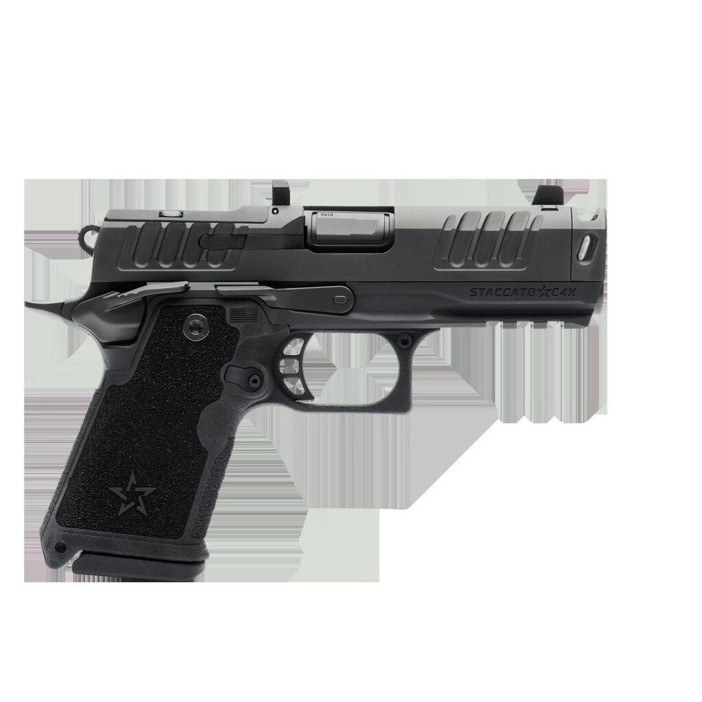 Staccato HD C4X pistol side profile. 