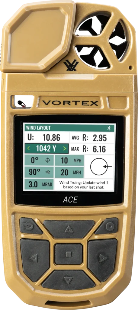 Vortex ACE ballistic weather meter.