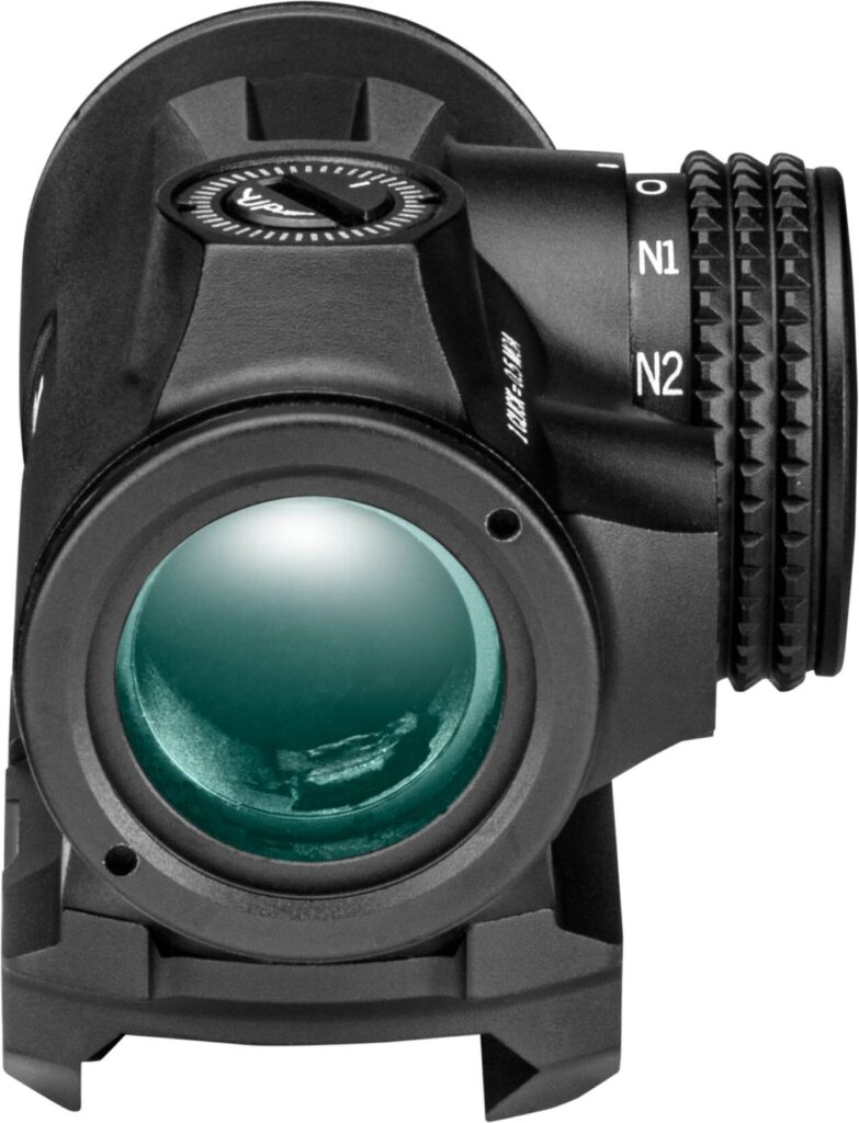 Close up of the back of theVortex Triumph Red dot.