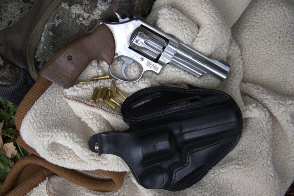 bianchi shadow II holster with a Smith & Wesson 617 Mountain Gun 