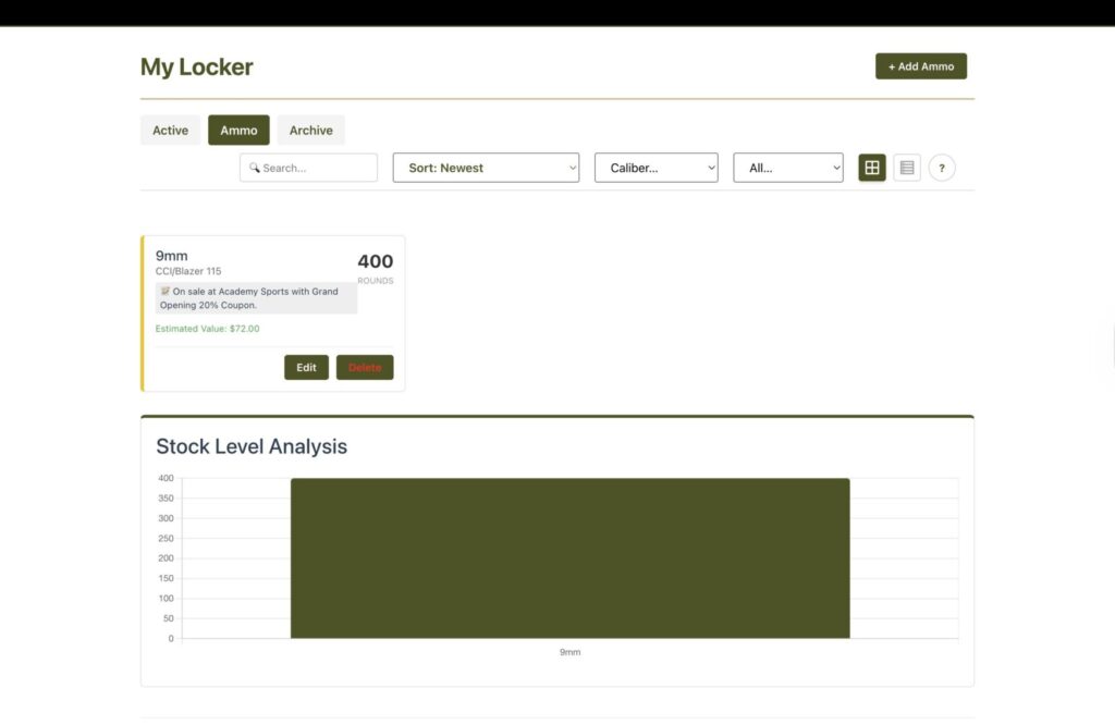 Screen Shot of website.