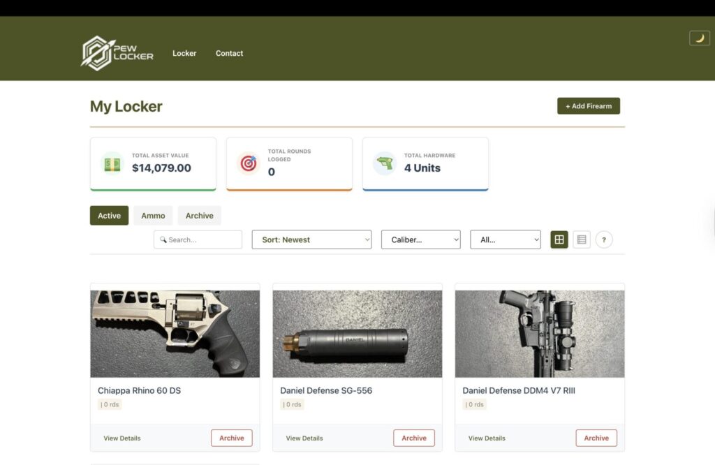 Screen Shot of website.