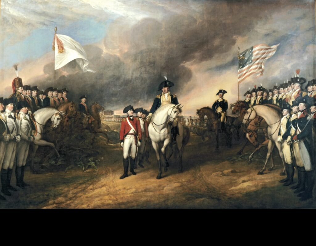 Surrender of Lord Cornwallis, by John Trumbull.