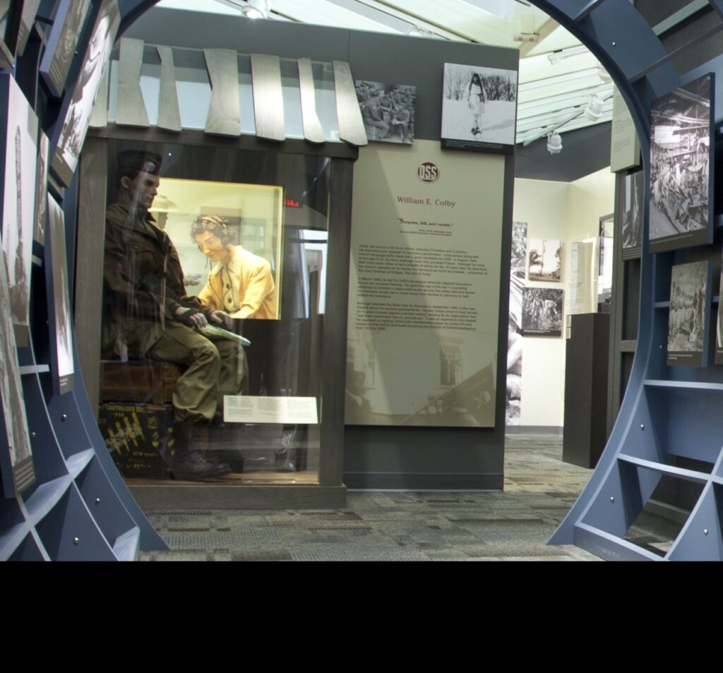 OSS Gallery at the CIA museum.