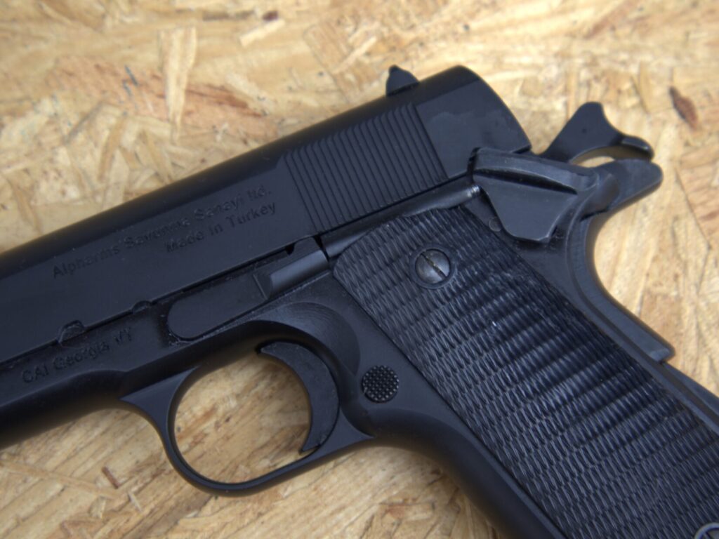 century arms 1911 safety, magazine release, and slide release
