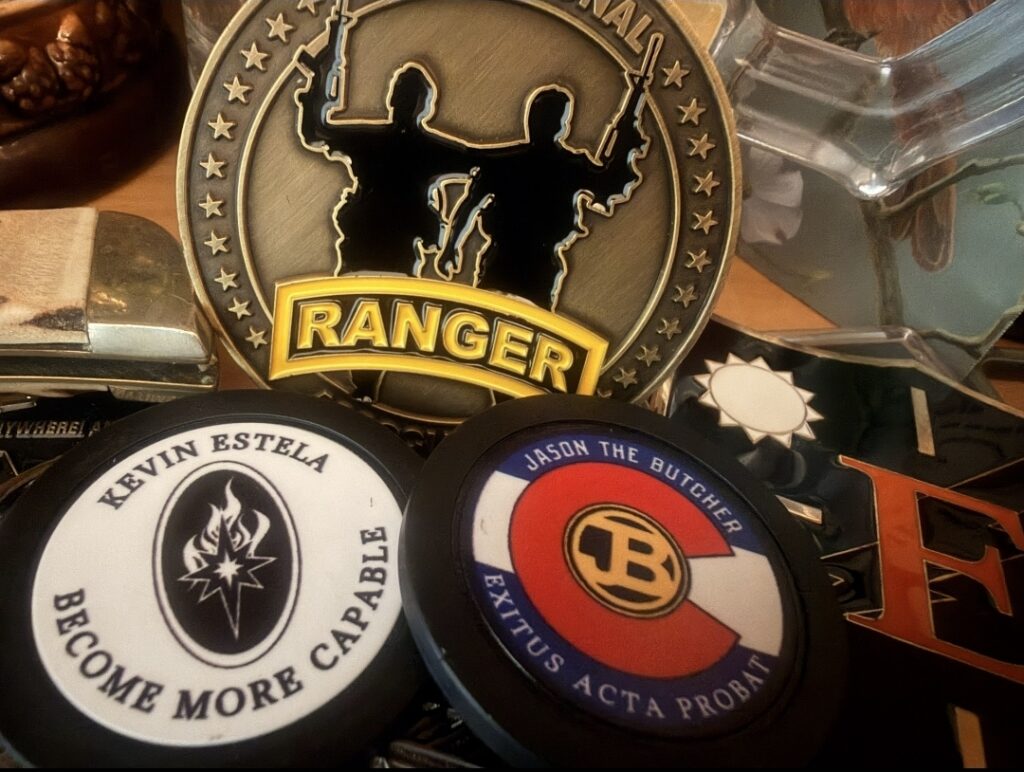 multiple challenge coins