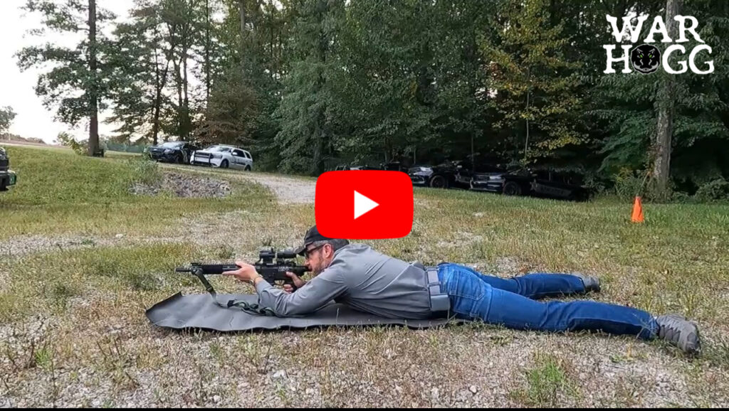 This picture is a link to a video of Rick Hogg owner of War HOGG Tactical talking about shooting from a prone position.