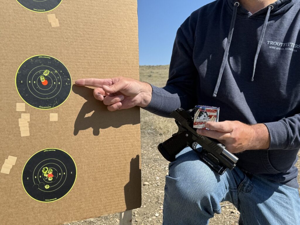 Hornady American Gunner 115 with the STP SWAT.
