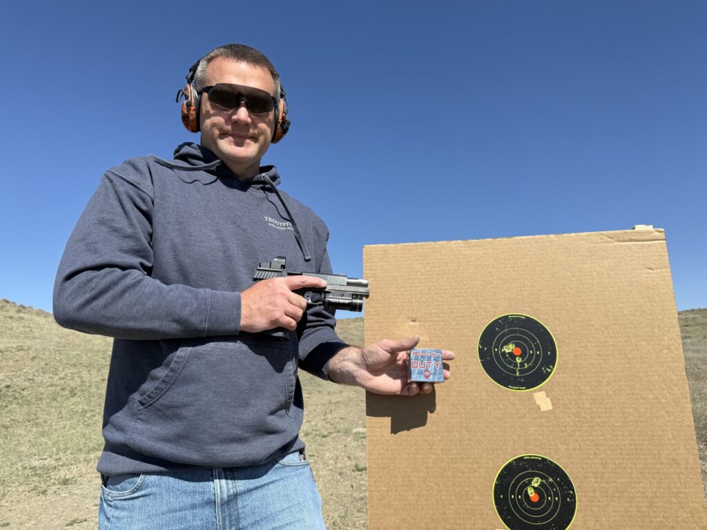 Hornady Critical Duty 135 Accuracy with the STP SWAT.