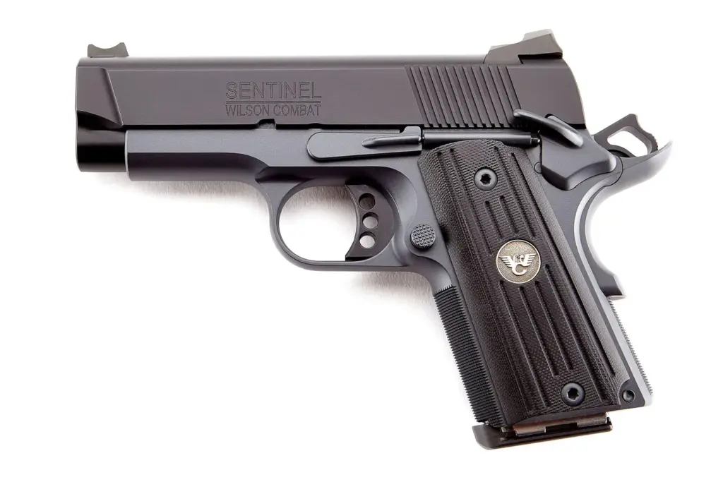 1911 pistol on a white background.