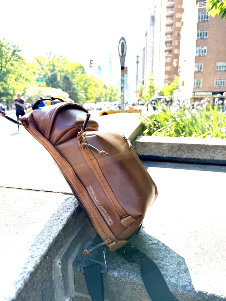 viktos upscale 3 leather sling bag outdoors