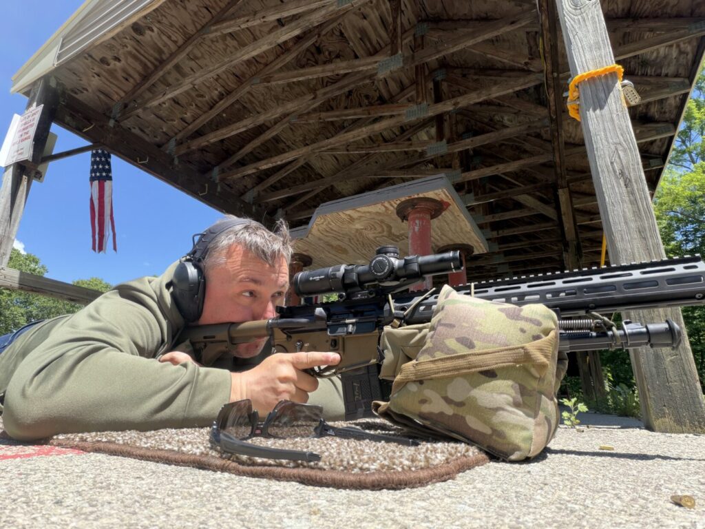 Author Ken Stretz zeroing the CRONUS BTR GEN2 1-6.
